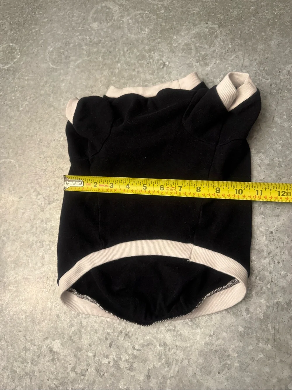 Halloween Skeleton Dog Sweatshirt Black Cotton Pet Costume Small